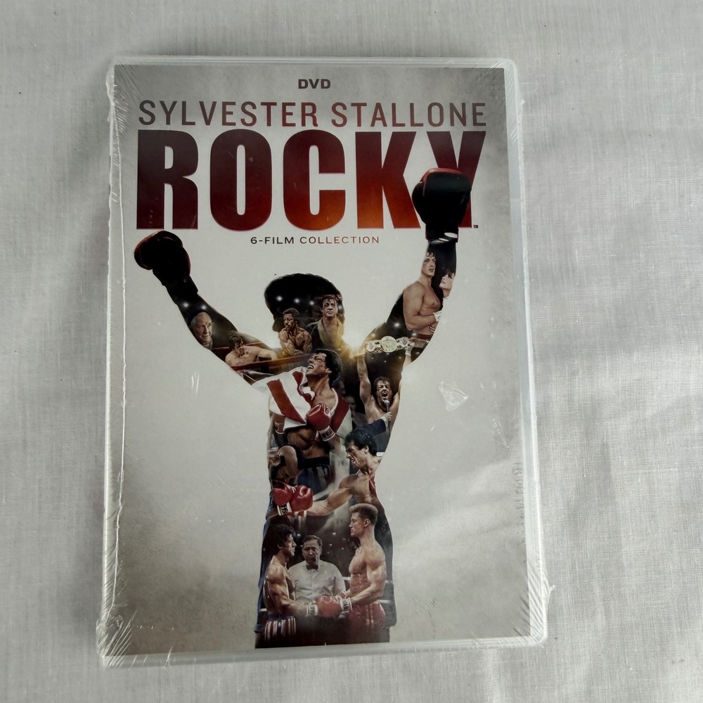 Rocky 6-Film Collection DVD Sylvester Stallone Complete Box Set New Sealed